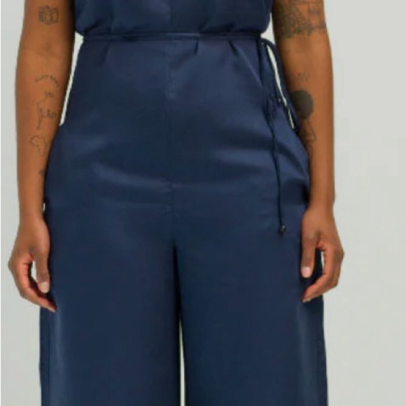 Ettitude Sateen 100% Bamboo Jumpsuit. Ocean. Size Small. NWT - Picture 4 of 4